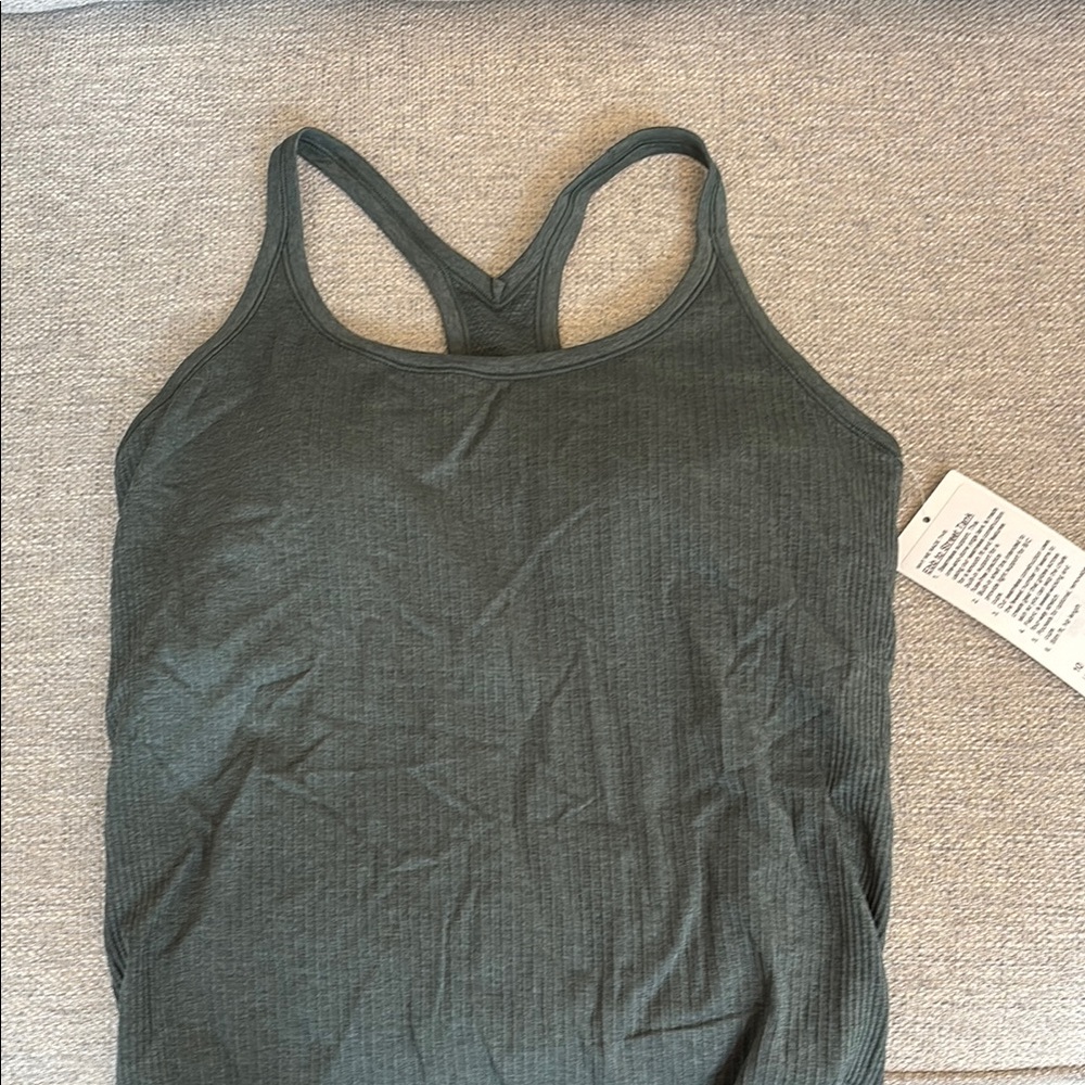 Lululemon Ebb to Street Women's Green Tank Top
